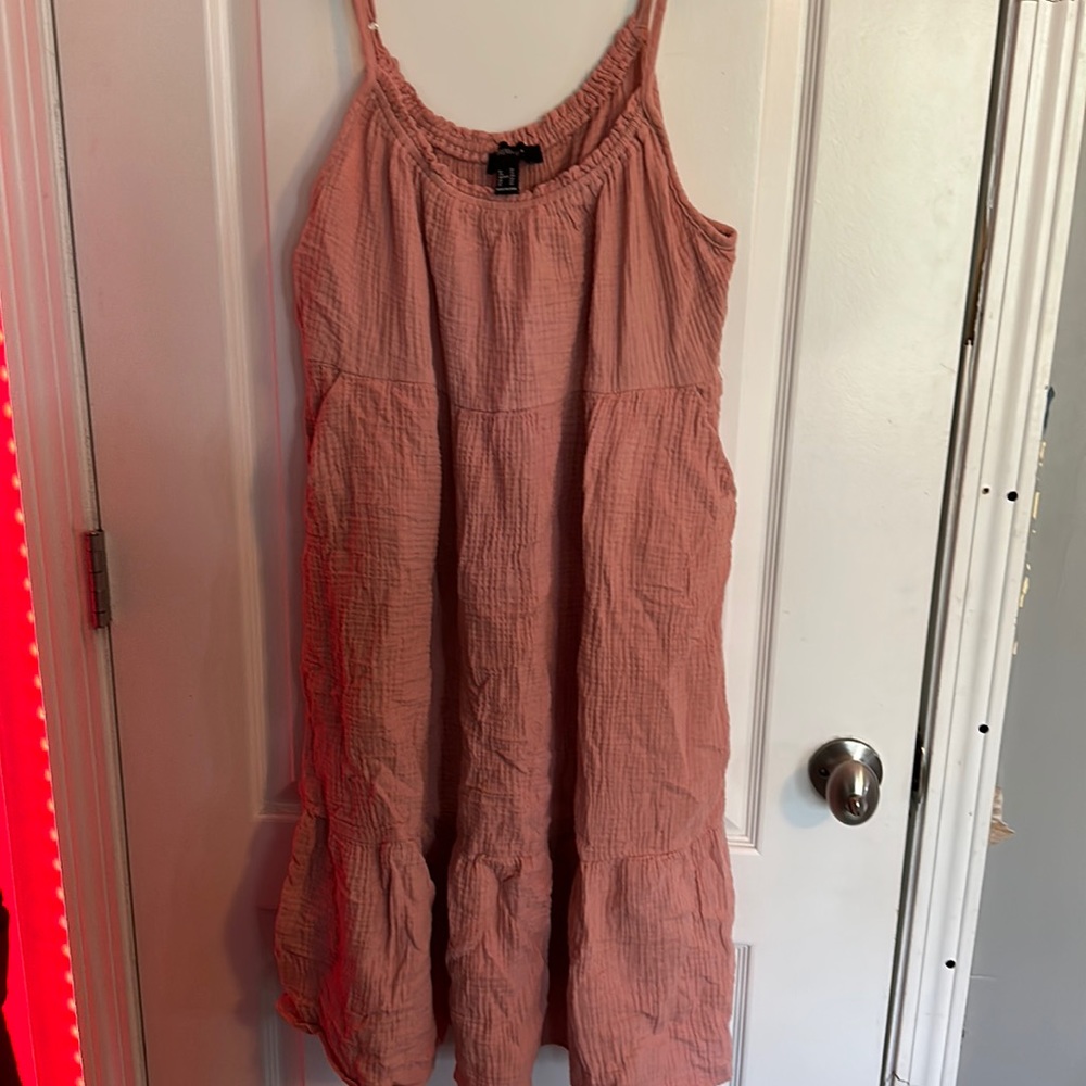 forever 21 mid spaghetti strap dress